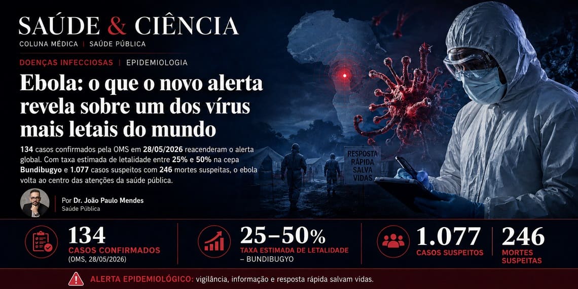Ebola: o vírus sem vacina que chegou ao Brasil como caso suspeito neste sábado