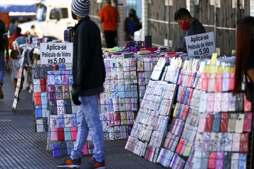 Comércio de rua em Brasília - Foto: Marcelo Camargo/Agência Brasil