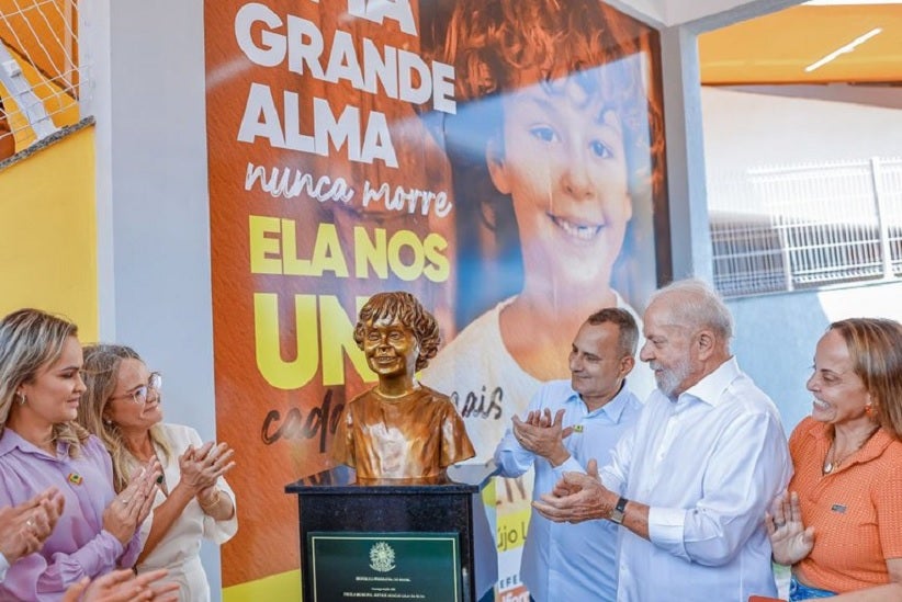 Presidente Lula durante inauguração da Escola Municipal Arthur Araújo Lula da Silva, em Belford Roxo (RJ) - Foto: Ricardo Stuckert / PR