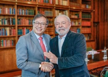 O presidente Lula e Petro realizarão uma reunião bilateral com foco nas agendas de comércio e investimento, desenvolvimento sustentável e cooperação amazônica, programas sociais, direitos humanos e agricultura familiar, entre outros. - Foto: Ricardo Stuck