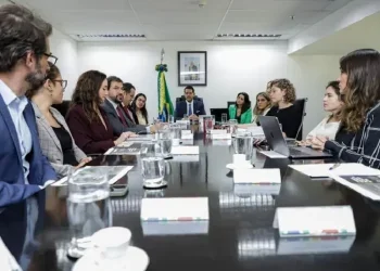 Realizada na sede da AGU, a reunião contou também com representantes do Ministério da Justiça e Segurança Pública e da Secretaria de Comunicação Social, entre outros órgãos - Foto: Renato Menezes/Ascom AGU