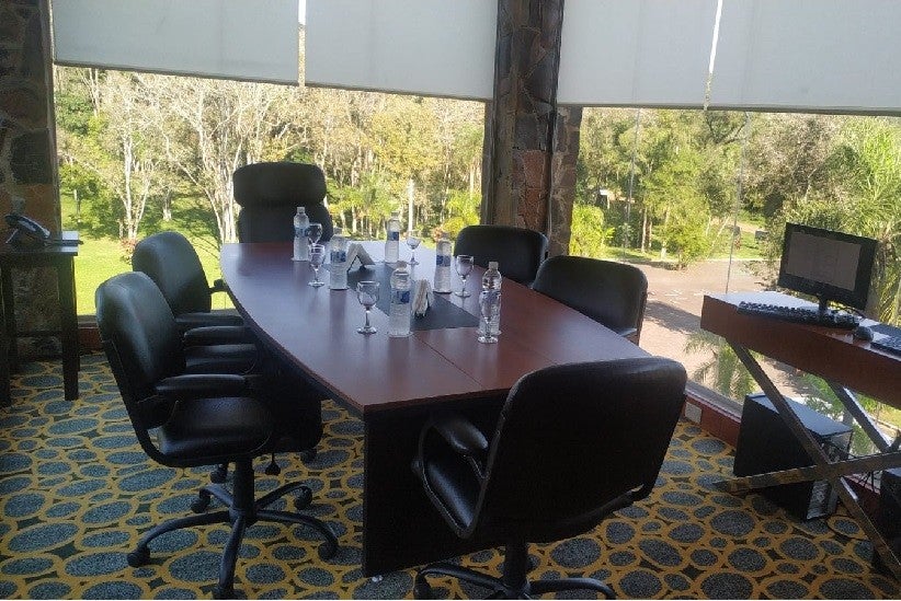 As salas de reuniões do hotel foram ocupadas para a preparação da reunião do bloco do Mercosul - Credito fotográfico: Group CT