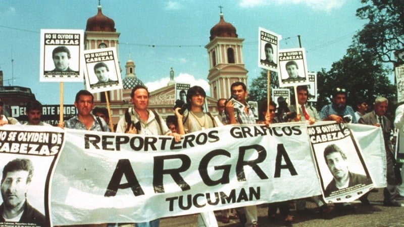 Un año antes de su asesinato, Cabezas había logrado fotografiar a Alfredo Yabrán. Foto; Diego Izquierdo