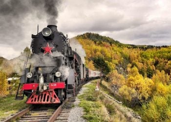 Rota Transiberiana - Crédito Estrela Vermelha