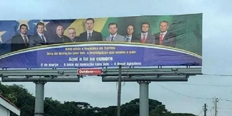 Ação publicitária simulava apoio popular aos procuradores