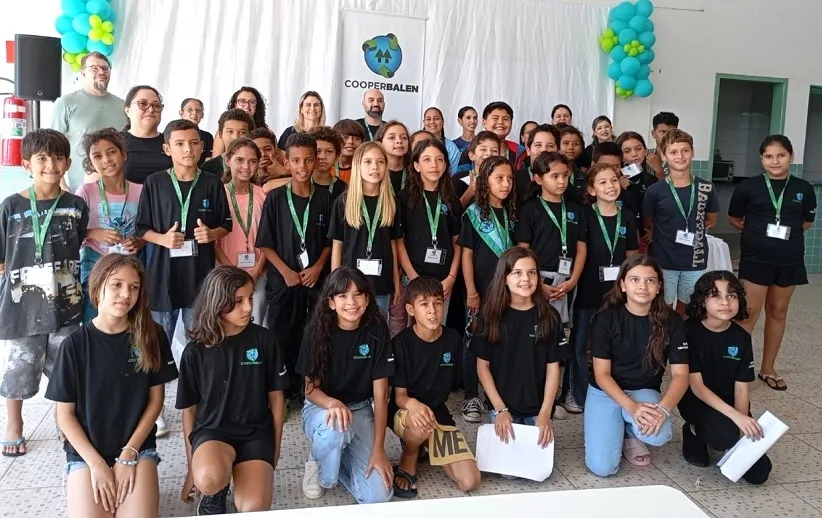 Cooperativa Mirim Cooperbalen, parceria da Escola Municipal Suzana Moraes Balen e Sicoob Três Fronteiras – foto: Divulgação