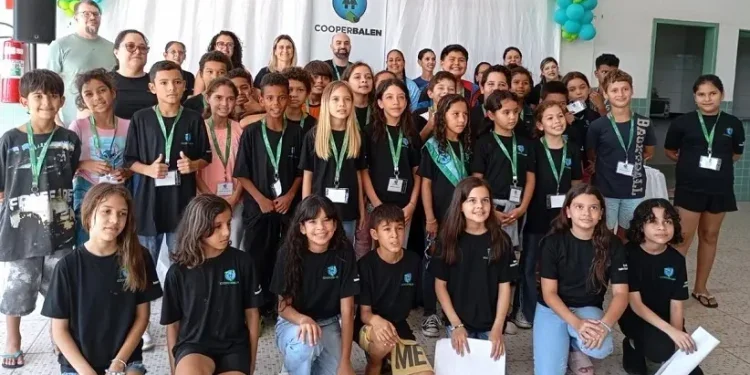 Cooperativa Mirim Cooperbalen, parceria da Escola Municipal Suzana Moraes Balen e Sicoob Três Fronteiras – foto: Divulgação