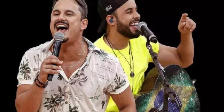 Clayton e Romário em Medianeira, no dia 13 de outubro.