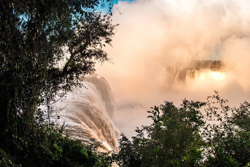 Amanhecer nas Cataratas - Créditos Nilmar Fernando #FotoEquipeCataratas