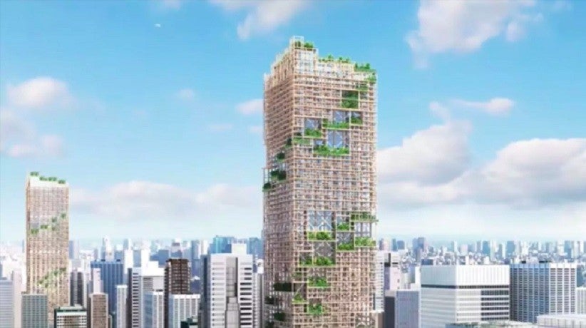 Arte do projeto para o edifício
