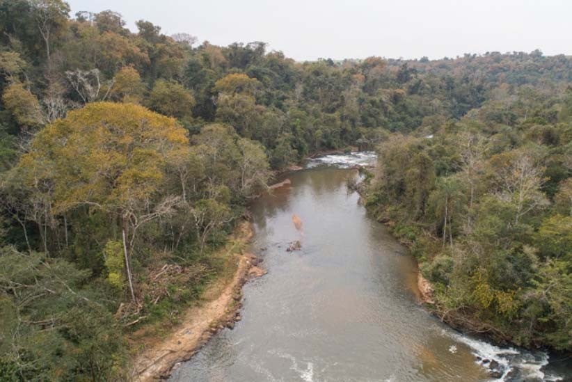 Trecho do Rio Ligeiro, é um convite ao ecoturismo. Se implementado de modo correto pode movimentar a economia de toda a região. Foto: Anderson Theodoro.