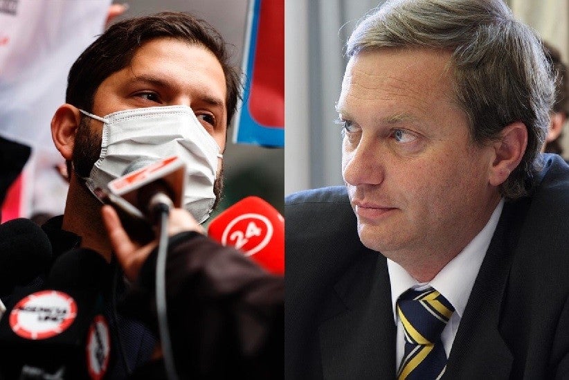 Gabriel Boric (à esquerda) e José Antonio Kast (à direita) disputam segundo turno das eleições no Chile - Foto: Reprodução