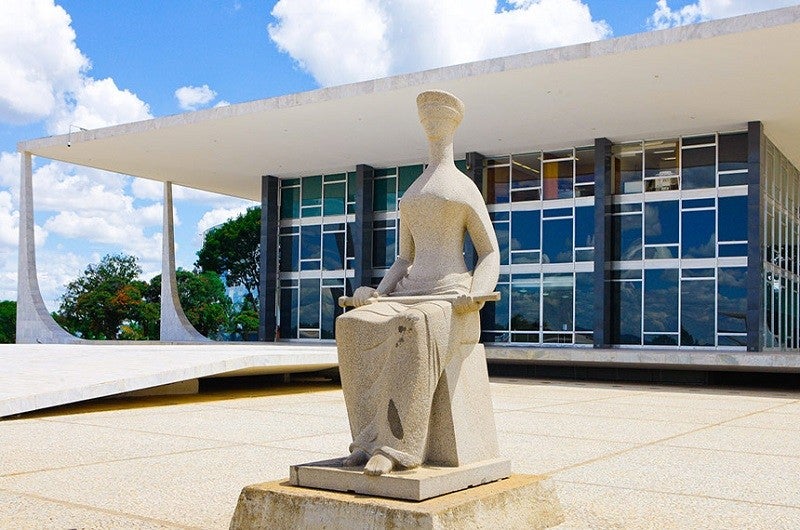 Fachada do Supremo Tribunal Federal.