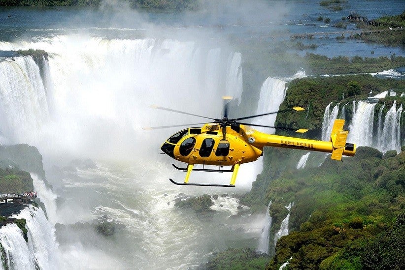 Passeio de helicóptero - Créditos: Helisul