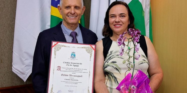 Sessão Solene de Entrega do Título de Cidadão Honorário ao senhor Gelson Werminghoff - Foto: Christian Rizzi