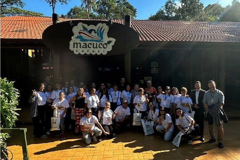 Grupo de agentes de viagens foram recebidos pelo gerente geral do Macuco Safari, Lucas Teixeira.

Crédito fotográfico: Arquivo Macuco Safari