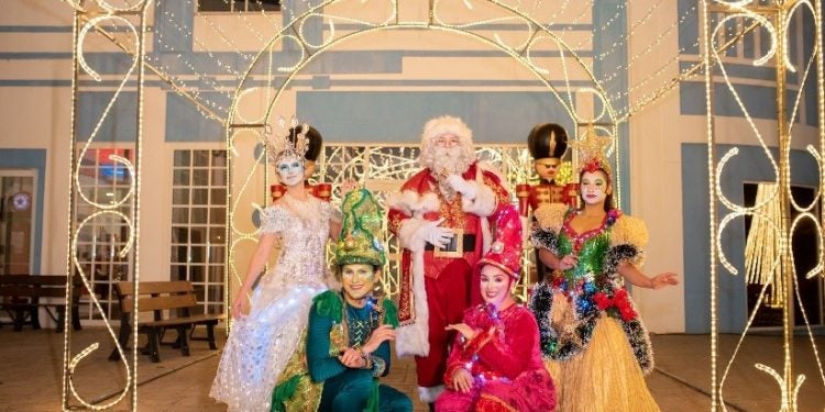 O espetáculo do Natal de Águas e Luzes vai encantar moradores e turistas que visitarem o Wonder Park Foz