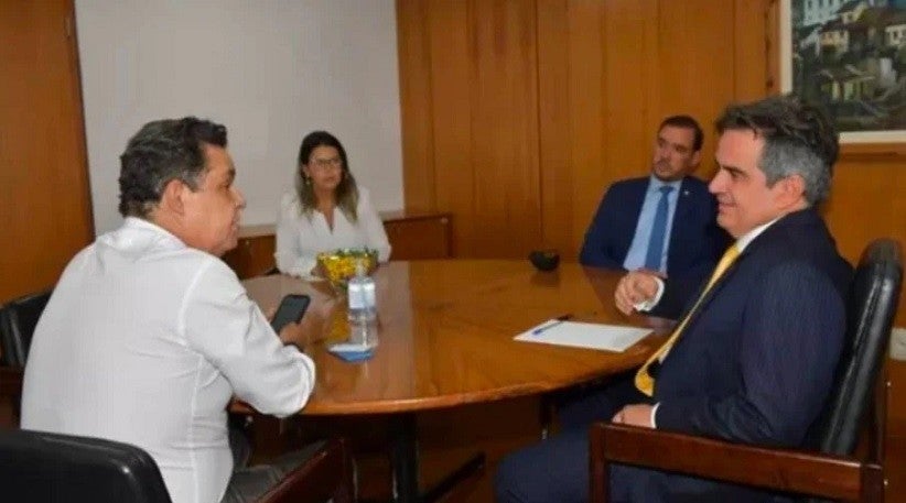 Encontro de Ciro Nogueira com pastor lobista: registro foi apagado - Foto: Reprodução