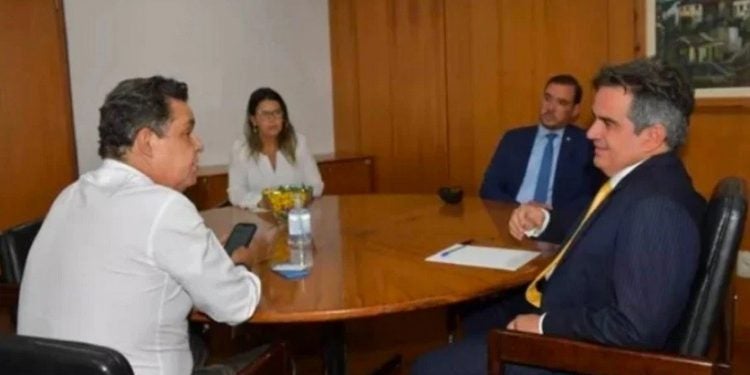 Encontro de Ciro Nogueira com pastor lobista: registro foi apagado - Foto: Reprodução