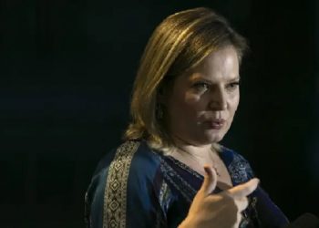 Joice Hasselmann no plenário da Câmara dos Deputados
