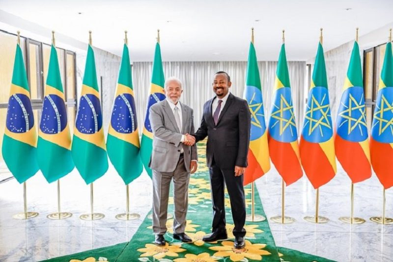 Reunião bilateral entre o presidente Lula e o primeiro-ministro da Etiópia Abiy Ahmed - foto: Ricardo Stuckert/PR