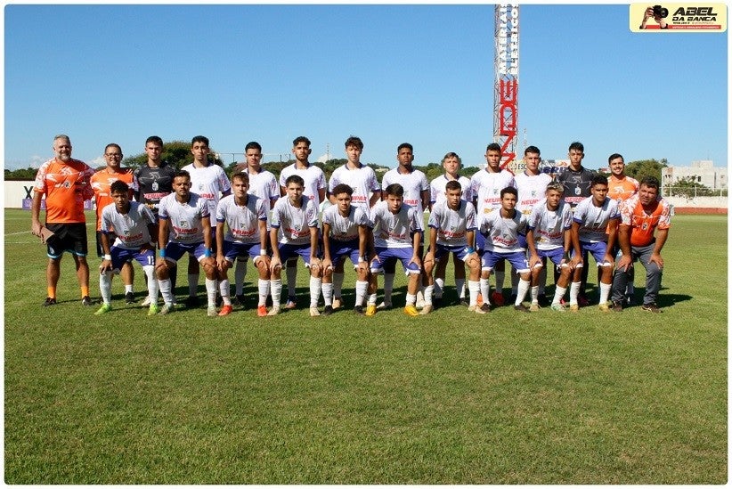 Elenco Sub 20 venceu pelo placar de 3 a 0
Crédito: Abel da Banca