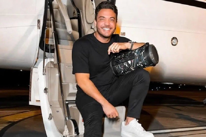 Wesley Safadão em seu avião particular. Foto: Reprodução/ Instagram