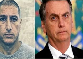 Ronnie Lessa e Bolsonaro (Imagem: Adriano Machado/Reuters)