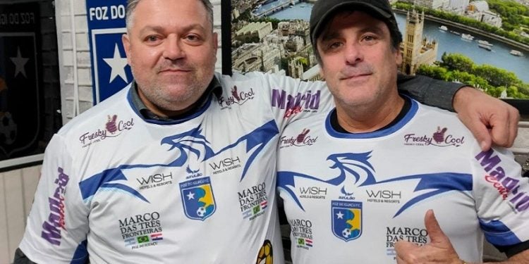 Arif Osman (Presidente) e Armando Garcia (Diretor de Futebol Feminino), do Foz do Iguaçu FC - Foto: Foz Futebol