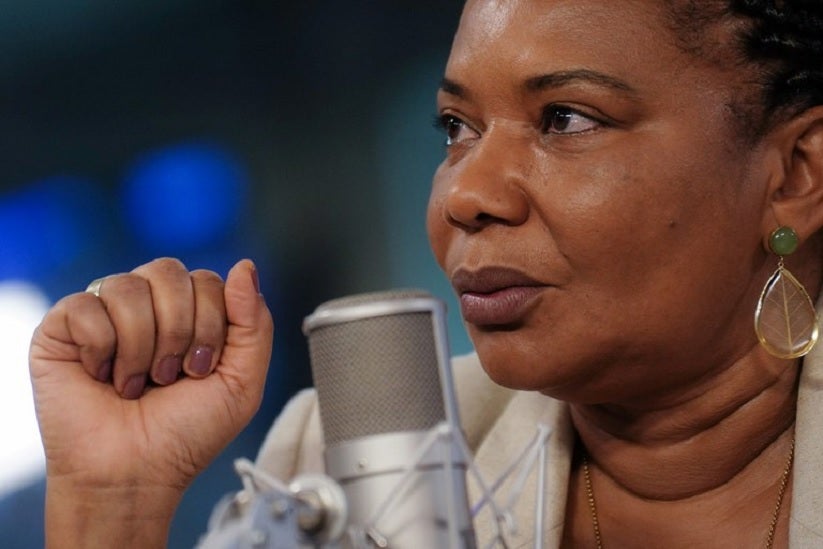 A ministra Margareth Menezes: "A nossa cultura traz retorno real. São 3,11% do Produto Interno Bruto gerado pelo setor". Foto: Rafa Neddermeyer/ Agência Brasil