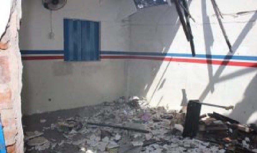 Povo Pankararu teve escola destruída em Pernambuco. (Foto: Facebook)