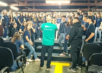 Banco de Sangue Virtual foi apresentado na comunidade – foto: Divulgação