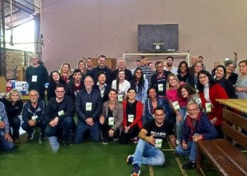 Organização e realização do bazar contaram com a participação de voluntários do controle social – foto: Divulgação/Assessoria