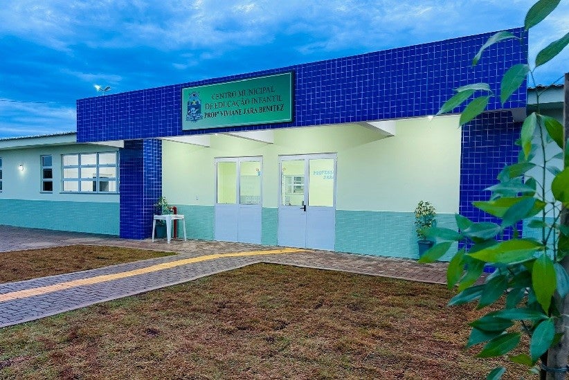 Maior Cmei do município leva nome da professora Viviane Jara Benitez (Foto Assessoria)