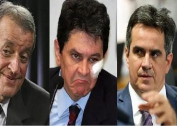 Bolsonaro e seus velhos amigos da velha política: Valdemar Costa Neto, Roberto Jefferson e Ciro Nogueira. Fotomontagem HP