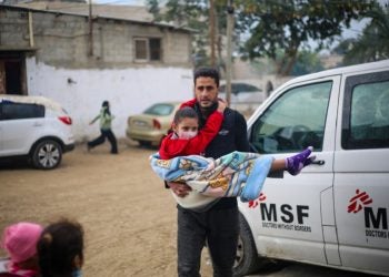 Hospital de Campanha Indonésio de Rafah. Gaza, 27 de dezembro de 2023. © MSF