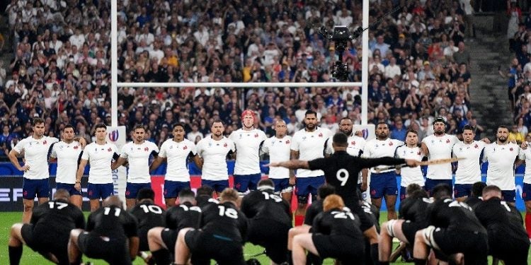 Crédito da foto: Haka da Nova Zelândia na abertura contra a França / World Rugby
