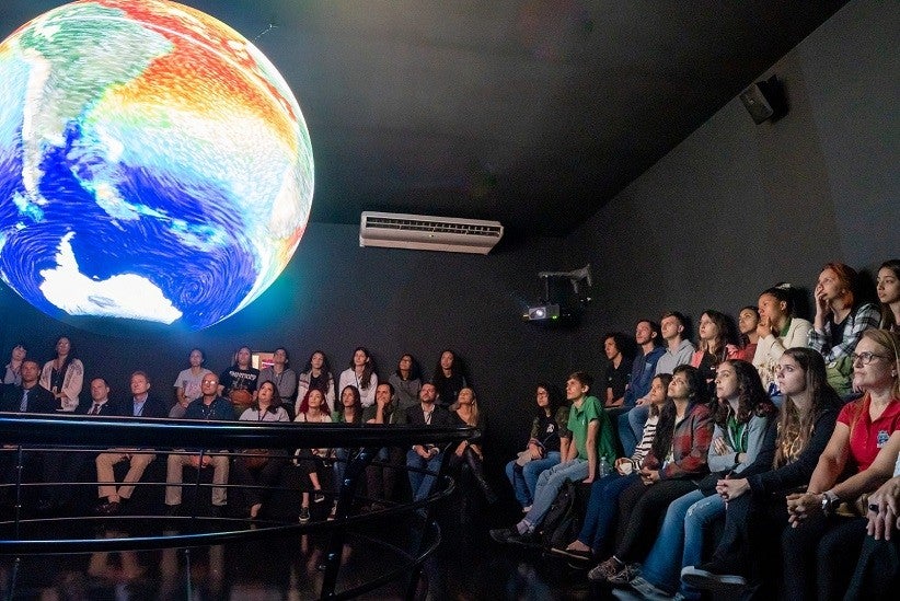 Tecnologia: público poderá conferir a Ciência na Esfera. Foto: Sara Cheida/Itaipu Binacional