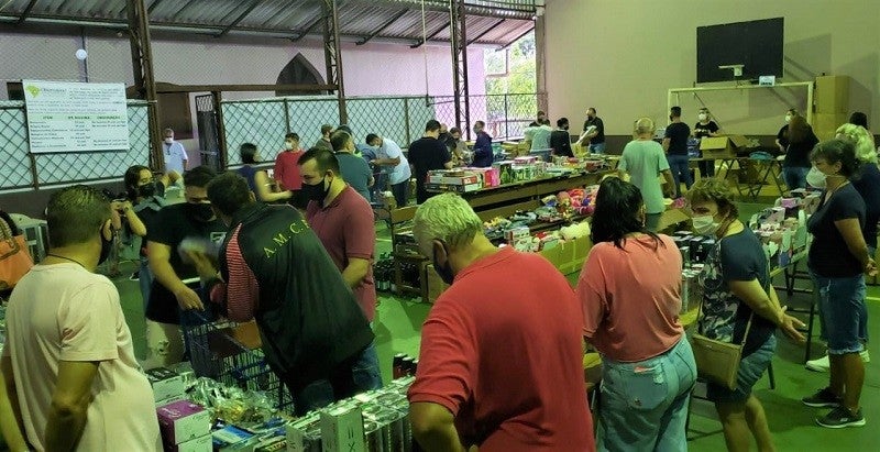 Foram vendidos 25 mil itens para 500 pessoas - Foto Divulgação