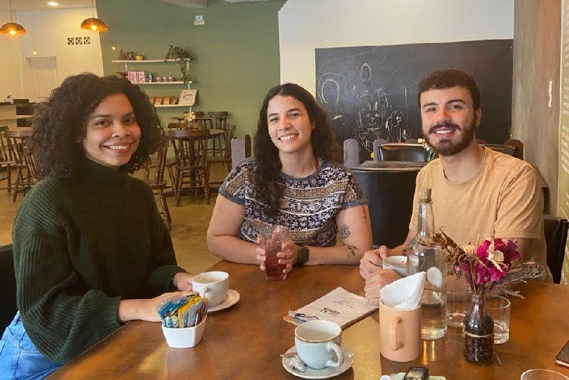 Giovana, Oriana e Vinícius: projetos com muitos desafios