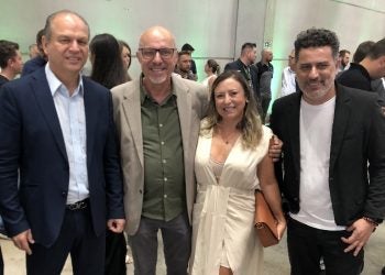 Ricardo Barros, Nilson de Nadai, Isabel Sampaio e Gilmar Piolla em Cascavel - Foto divulgação