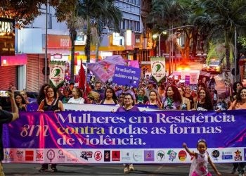 Marcha das Mulheres, organizada por 30 coletivos e entidades iguaçuenses, percorrerá as principais vias do centro até a Praça da Paz - foto Marcos Labanca/Arquivo