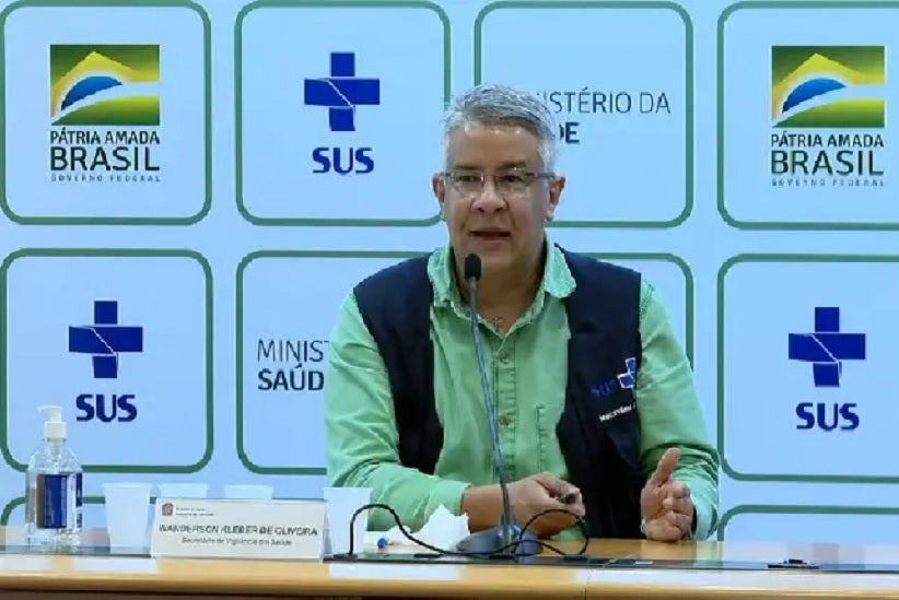 Secretário de Vigilância em Saúde, Wanderson de Oliveira — Foto: TV Globo/Reprodução