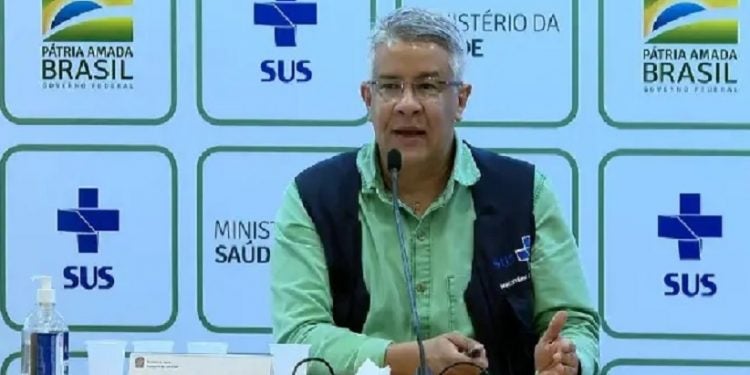Secretário de Vigilância em Saúde, Wanderson de Oliveira — Foto: TV Globo/Reprodução