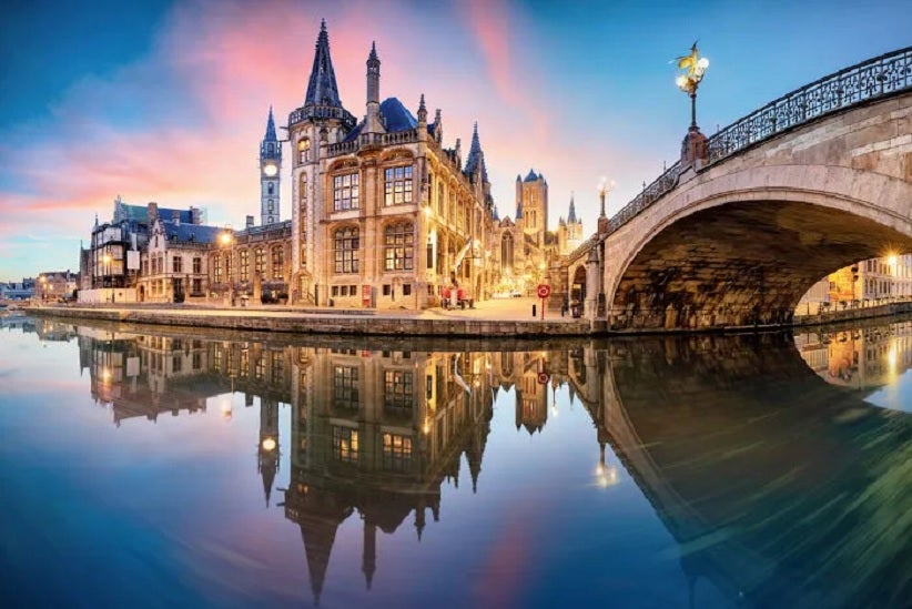 A Bélgica possui muitas cidades históricas, como Gent - Foto Divulgação