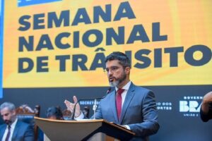 Semana foi aberta pelo secretário nacional de trânsito, Adrualdo Catão - Foto: Vosmar Rosa/MT