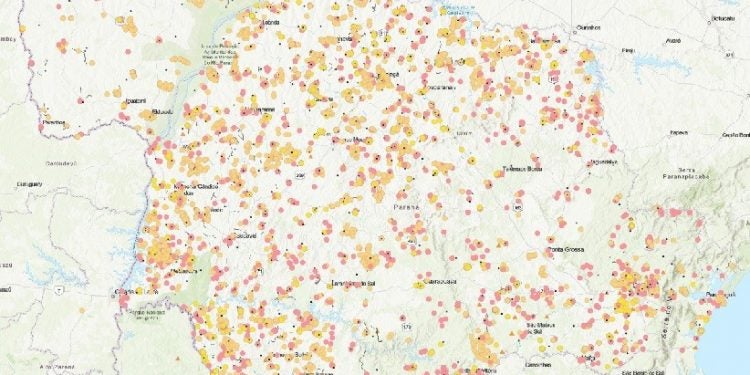 Legenda: Propostas por cidade e linha de investimento. Crédito: Divulgação