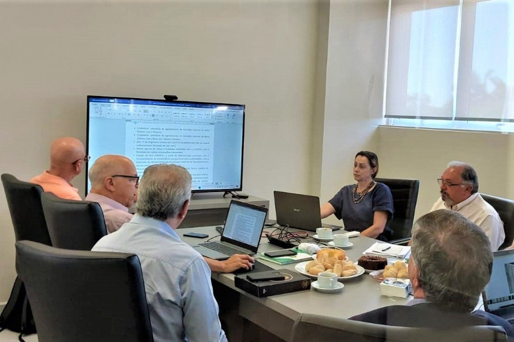 Reunião da mesa diretora e equipe técnica do Codefoz - Foto Divulgação-Assessoria