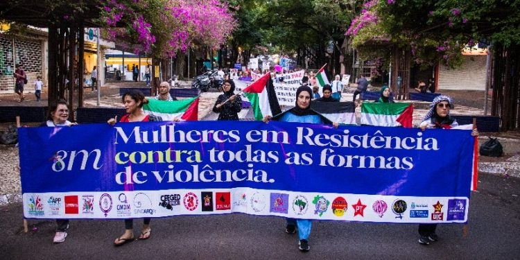 Marcha foi marcada pela diversidade, unindo vários segmentos sociais – foto: Fernando Benega/Marcha das Mulheres
