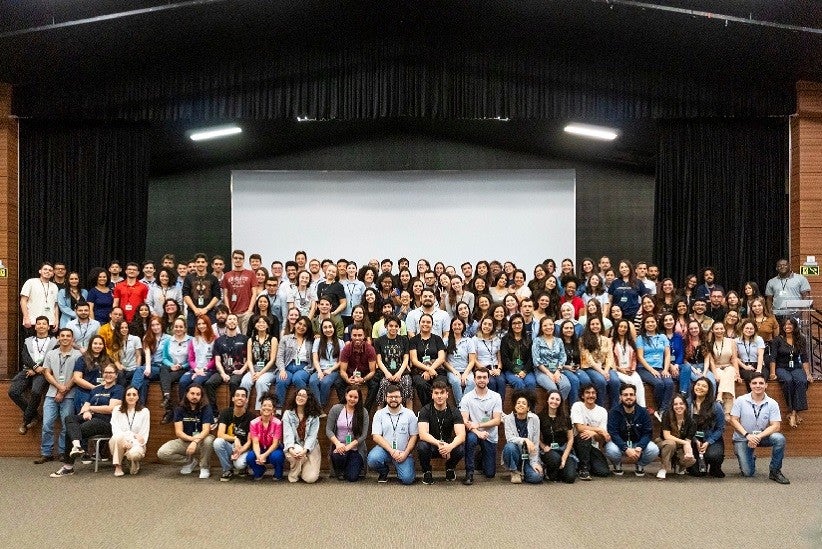 Jovens do Programa de Estágio da Itaipu. Foto: Emanoela Somavila/Itaipu Binacional